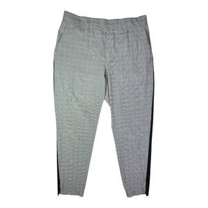Athleta Brooklyn Gray Plaid Pants